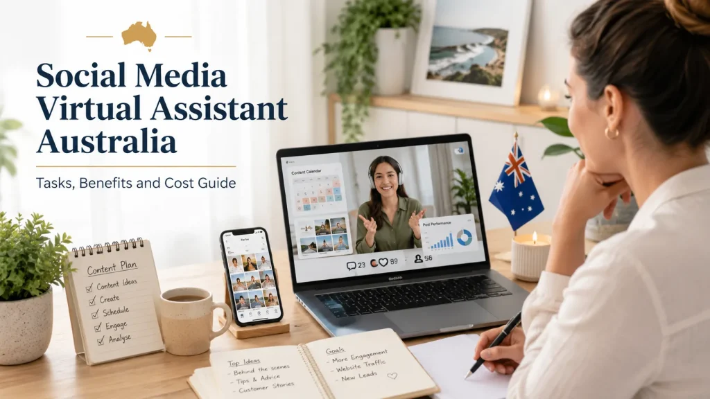 Social Media Virtual Assistant supporting an Australian business with content scheduling and online engagement